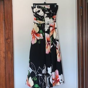 Venus Strapless Jumpsuit S EUC